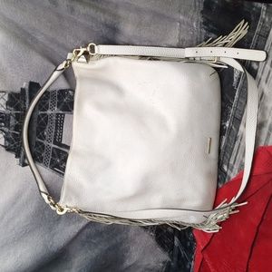 Rebecca Minkoff white leather bag